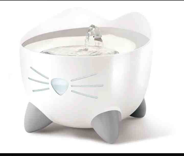 FUENTE BEBEDERO PIXI PARA GATOS-PERROS BLANCA